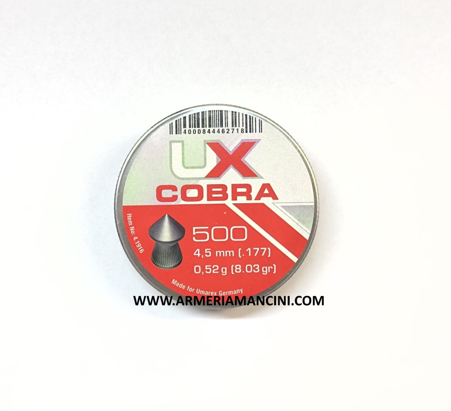 PALLINI UMAREX COBRA 4 5 4.5 45 MM PIOMBINI ARIA COMPRESSA A GAS CO2 P