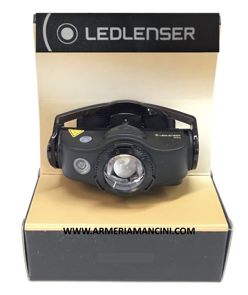 Torcia Frontale Led lenser MH4 ricaricabile [Led L. torcia Frontale MH4  ricar] - 42,00 € Armi - Armeria Mancini